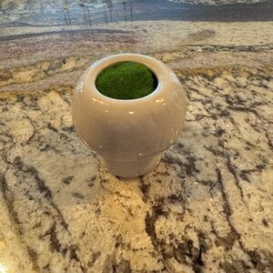 Elegant Cream and Green Oin Cushion